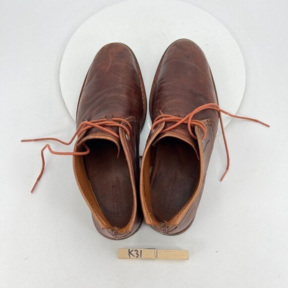 Timberland Boot Company Men Size 10 75509 Brown Leather Plain Toe Chukka Boot - Picture 12 of 16